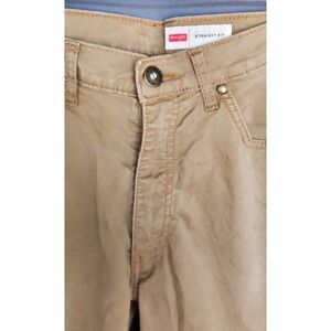Wrangler Jeans Men's 32x32 Tan Denim Straight Leg Classic Fit Western Workwear